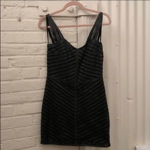 parker black leather dress Parker Leather dress XS